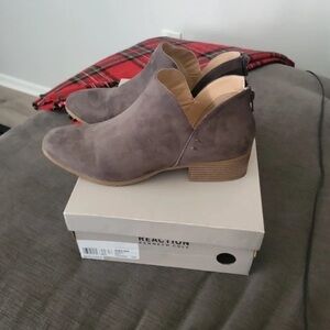 Kenneth Cole Reaction Brown Ankle Booties